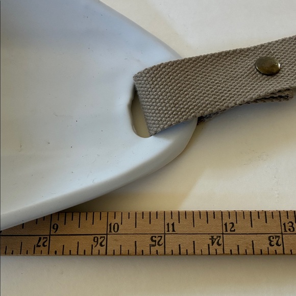 Set/2 Bulbous Planters Ceramic 12x7 NWOT Tan Snap Strap Little Cute 4.5x3 EUC - Picture 15 of 16